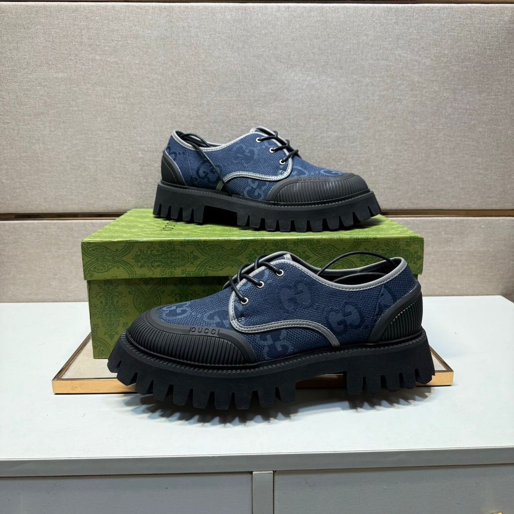 Gucci Maxi GG lace-up Derby shoes