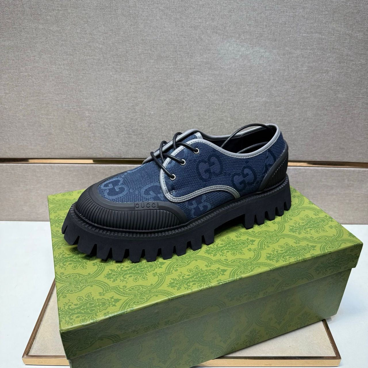 Gucci Maxi GG lace-up Derby shoes